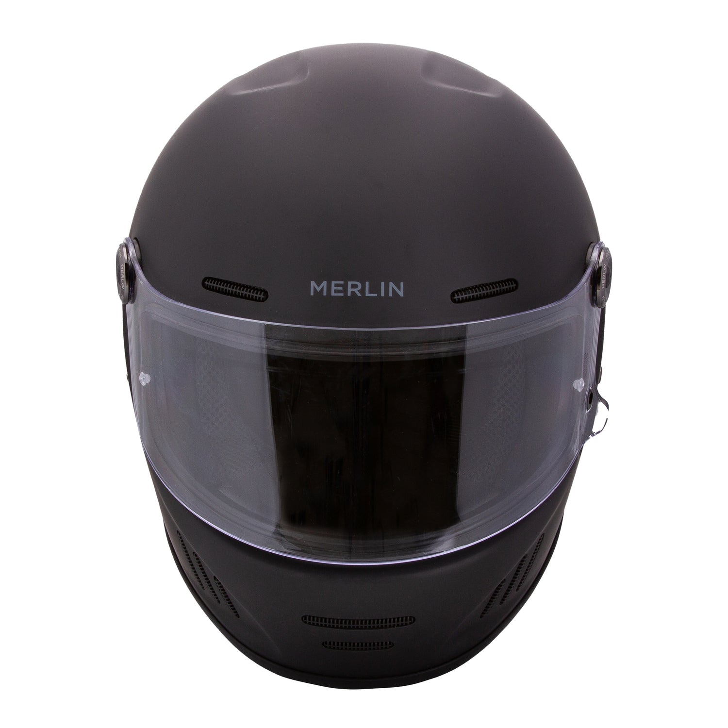 Merlin Revival Matte Black Helmet