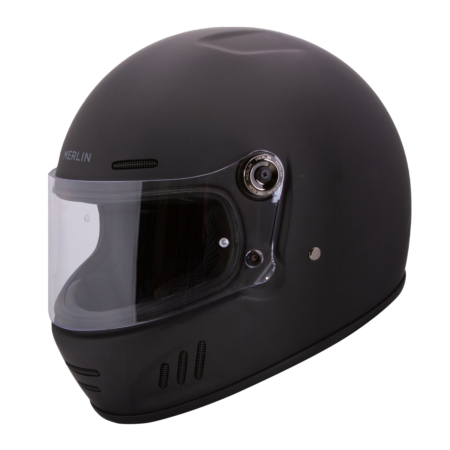 Merlin Revival Matte Black Helmet