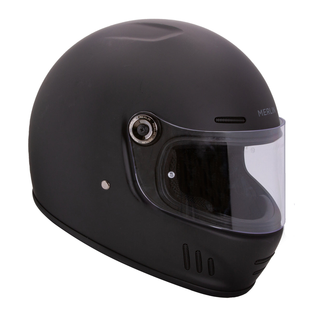 Merlin Revival Matte Black Helmet