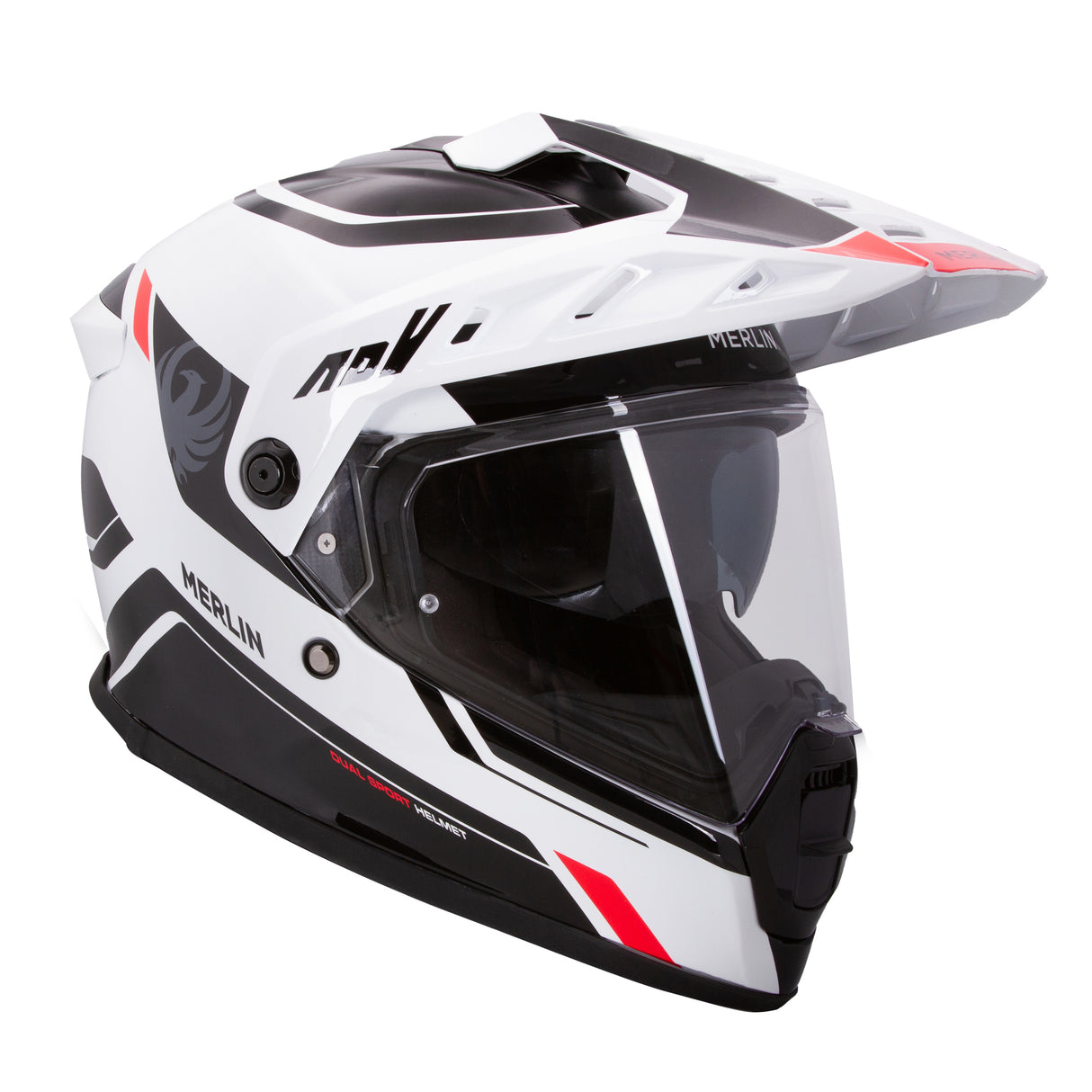 Merlin Torres Adventure Block White/Red Helmet