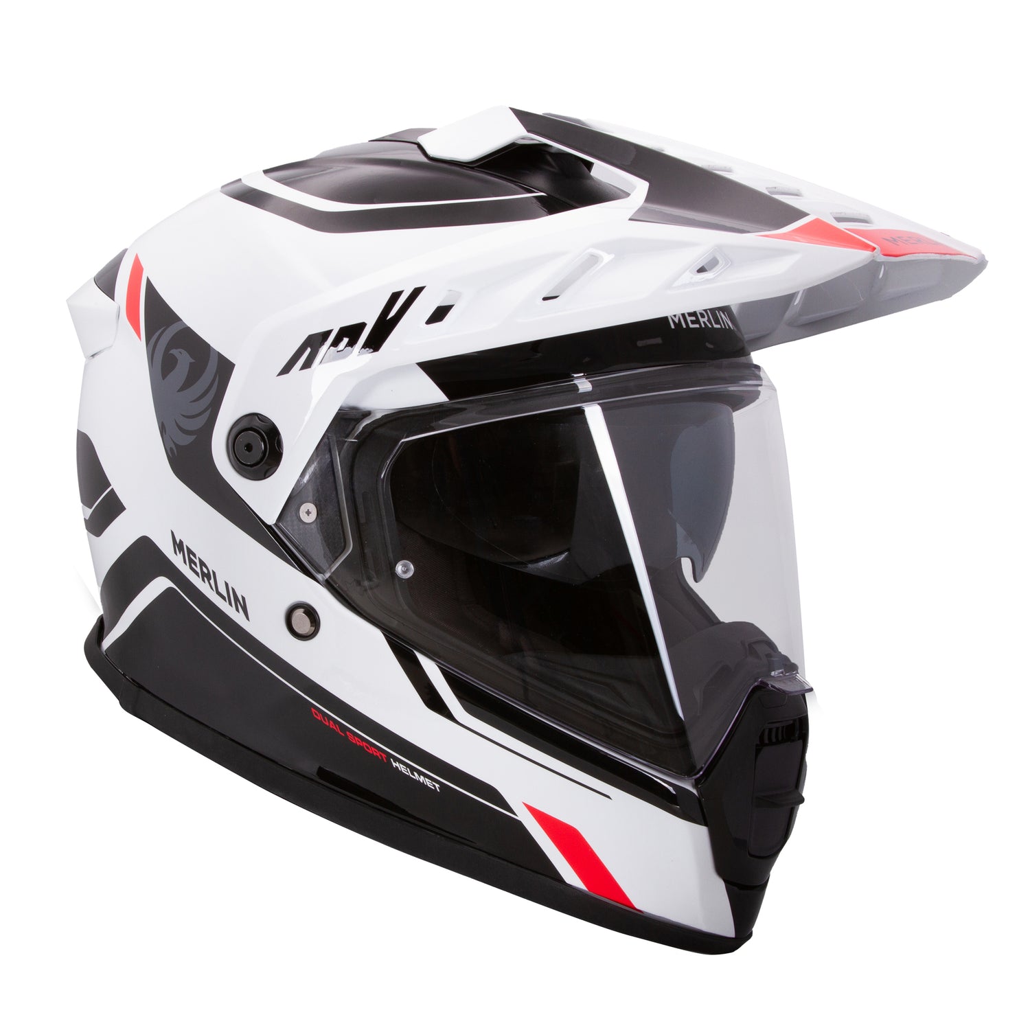 Merlin Torres Adventure Block White/Red Helmet