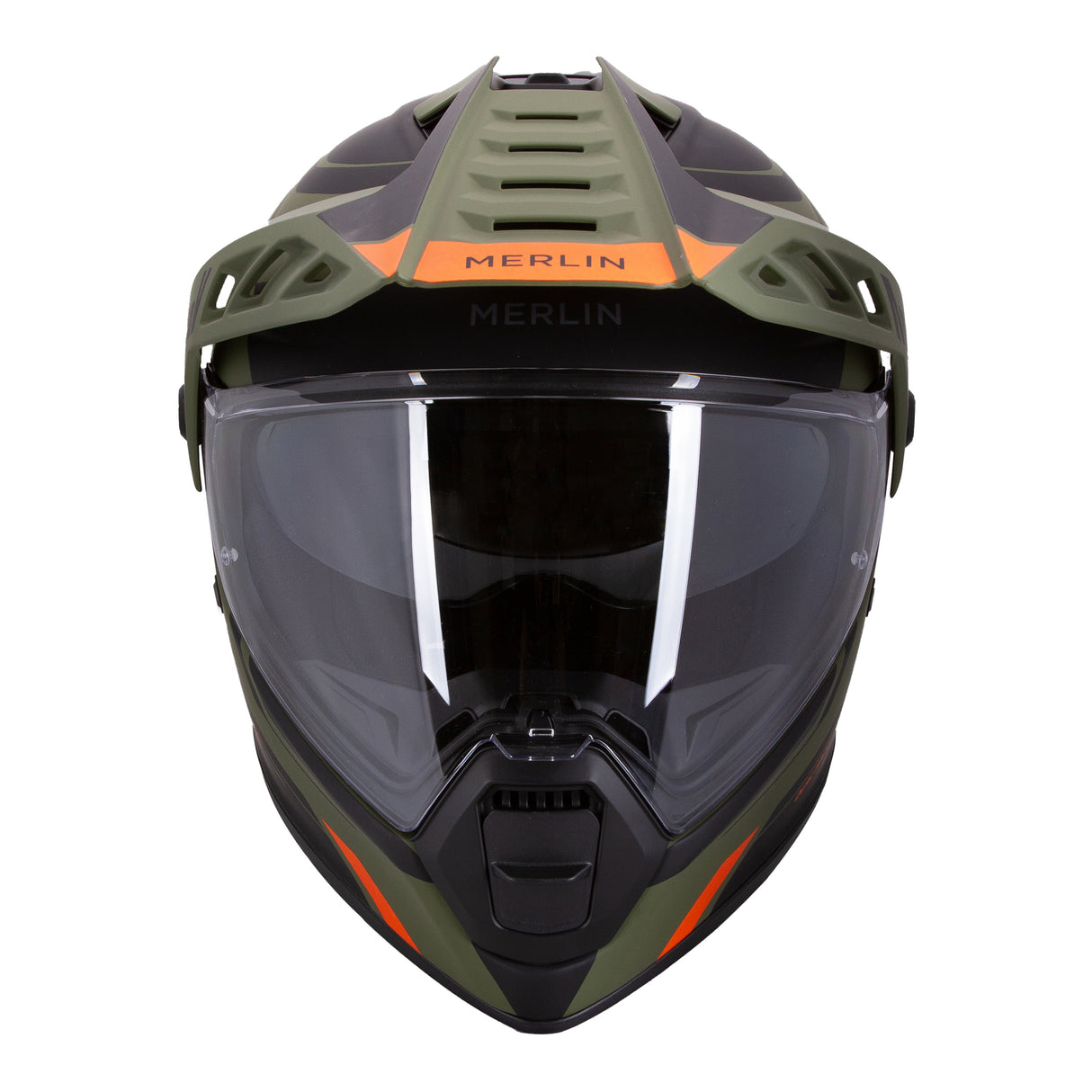 Merlin Torres Adventure Block Matte Green Helmet