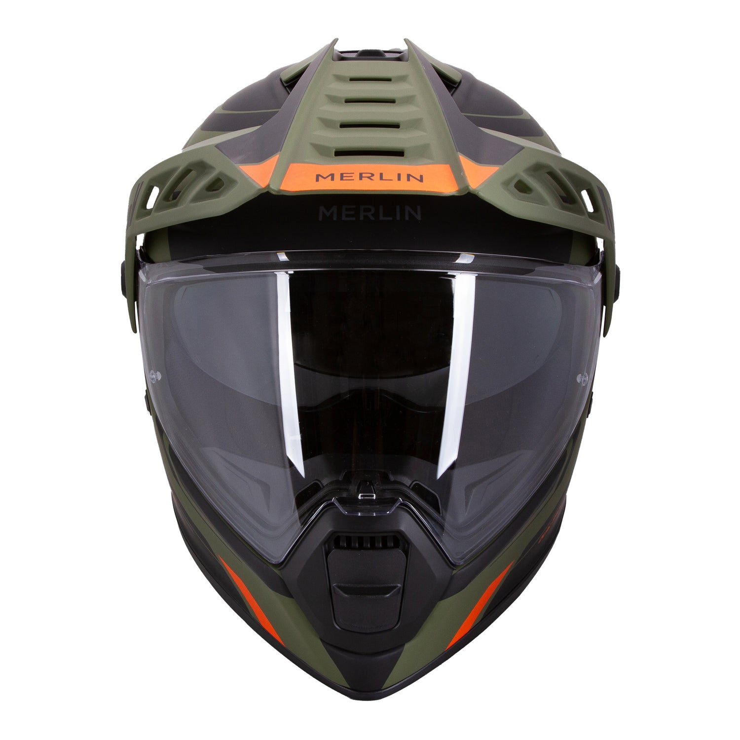 Merlin Torres Adventure Block Matte Green Helmet