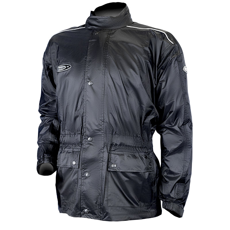 MotoDry Lightning Black Rain Jacket