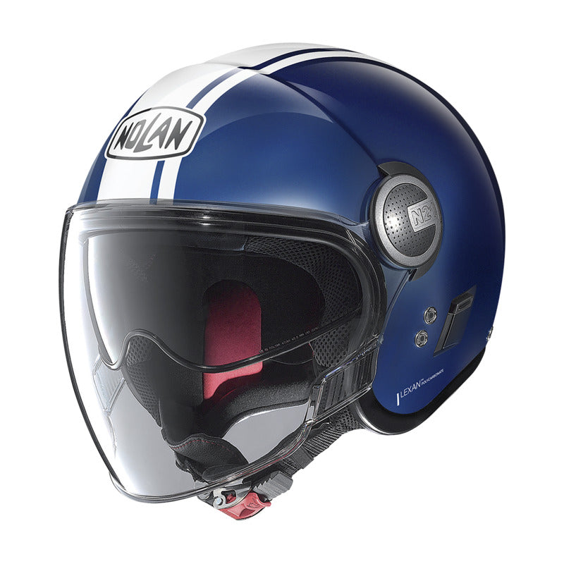 Nolan N21 Visor Dolce Vita Blue/White Open Face Helmet