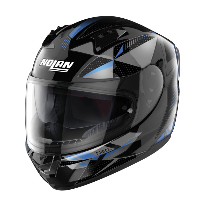 Nolan N60-6 Wiring Black/Blue/Silver Helmet
