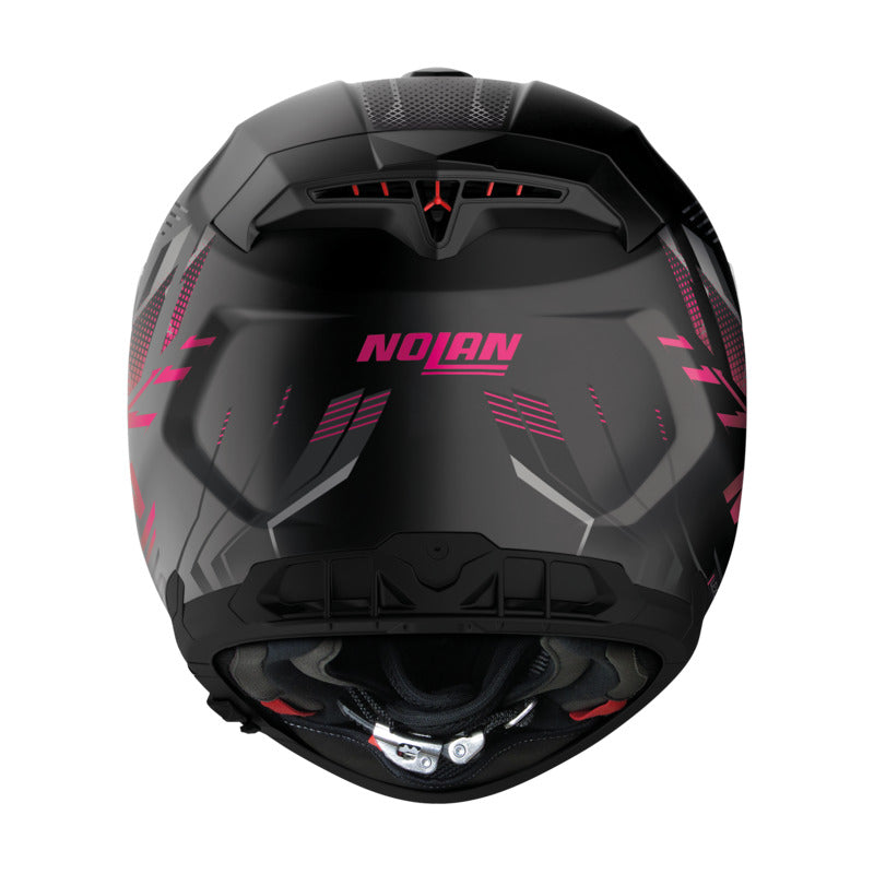 Nolan N80-8 Turbolence Flat Black/Pink Helmet