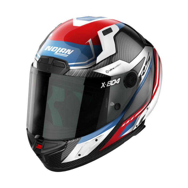 Nolan X-804 RS Ultra Carbon Maven Carbon/Red/White/Blue Helmet