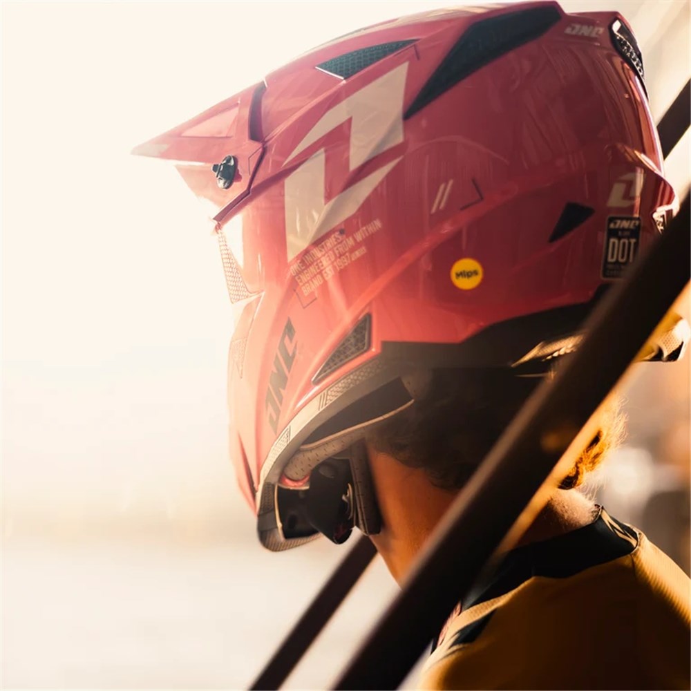 One Industries X-297 Focus Electric Red Helmet