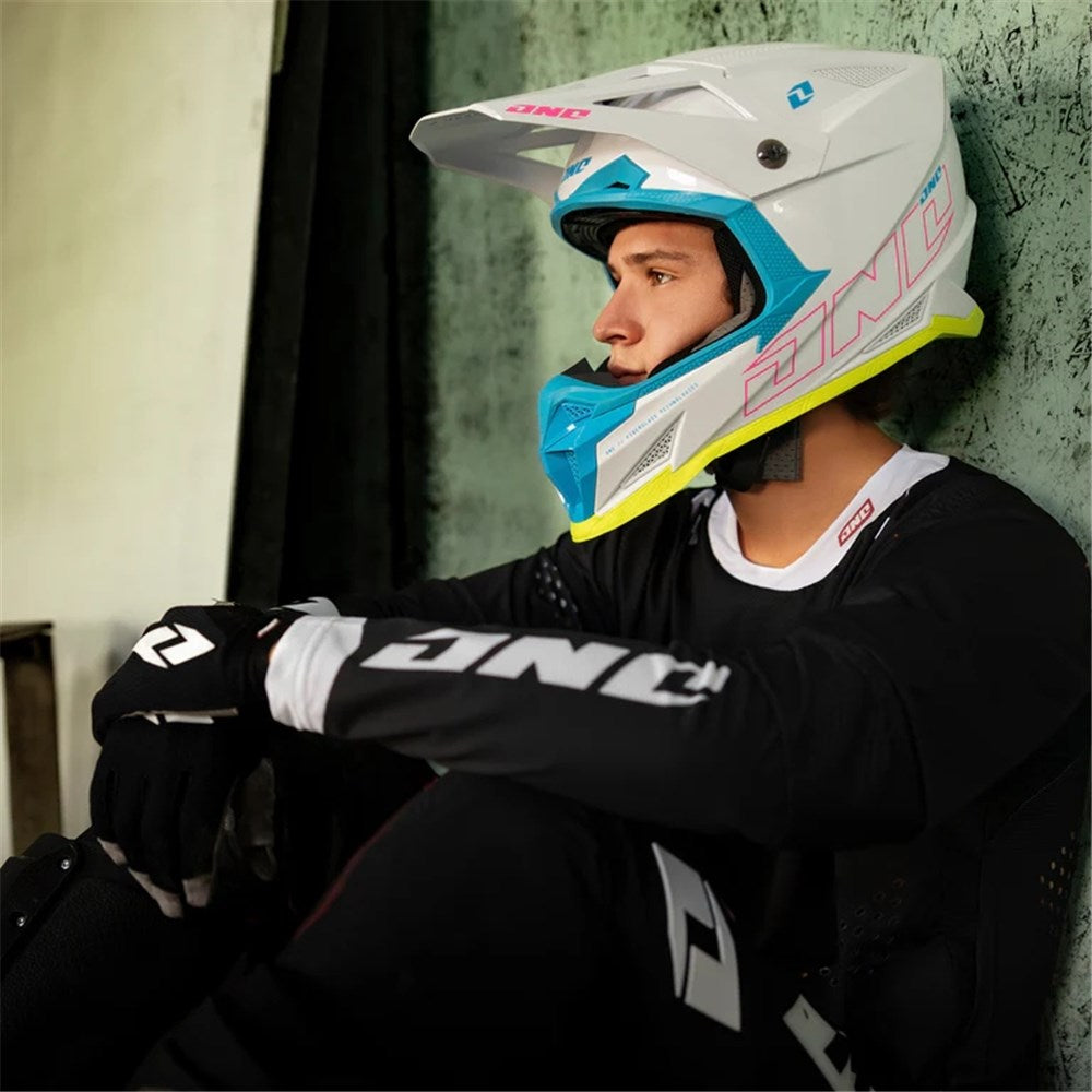 One Industries X-297 Horizon Miami White Helmet