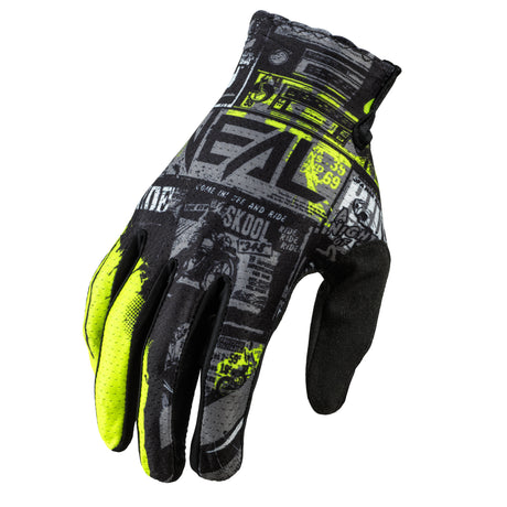 Oneal 2023 Matrix Ride Black/Neon Yellow Gloves - EasyR