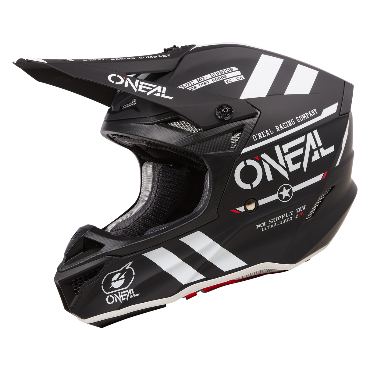 Oneal 2024 5 SRS Warhawk V.24 Black Helmet - EasyR