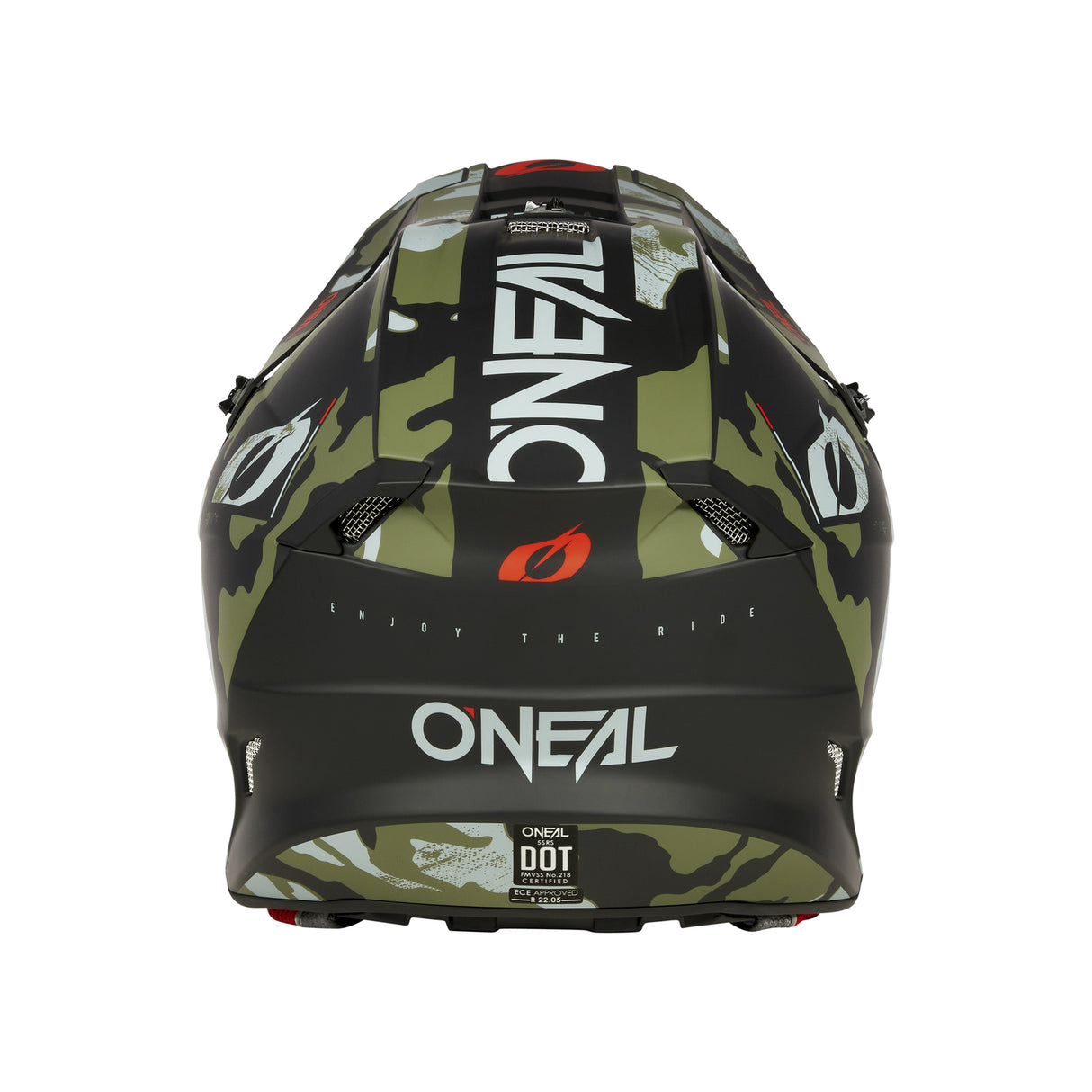 Oneal 2024 5 SRS Camo V.23 Black/Green Helmet - EasyR
