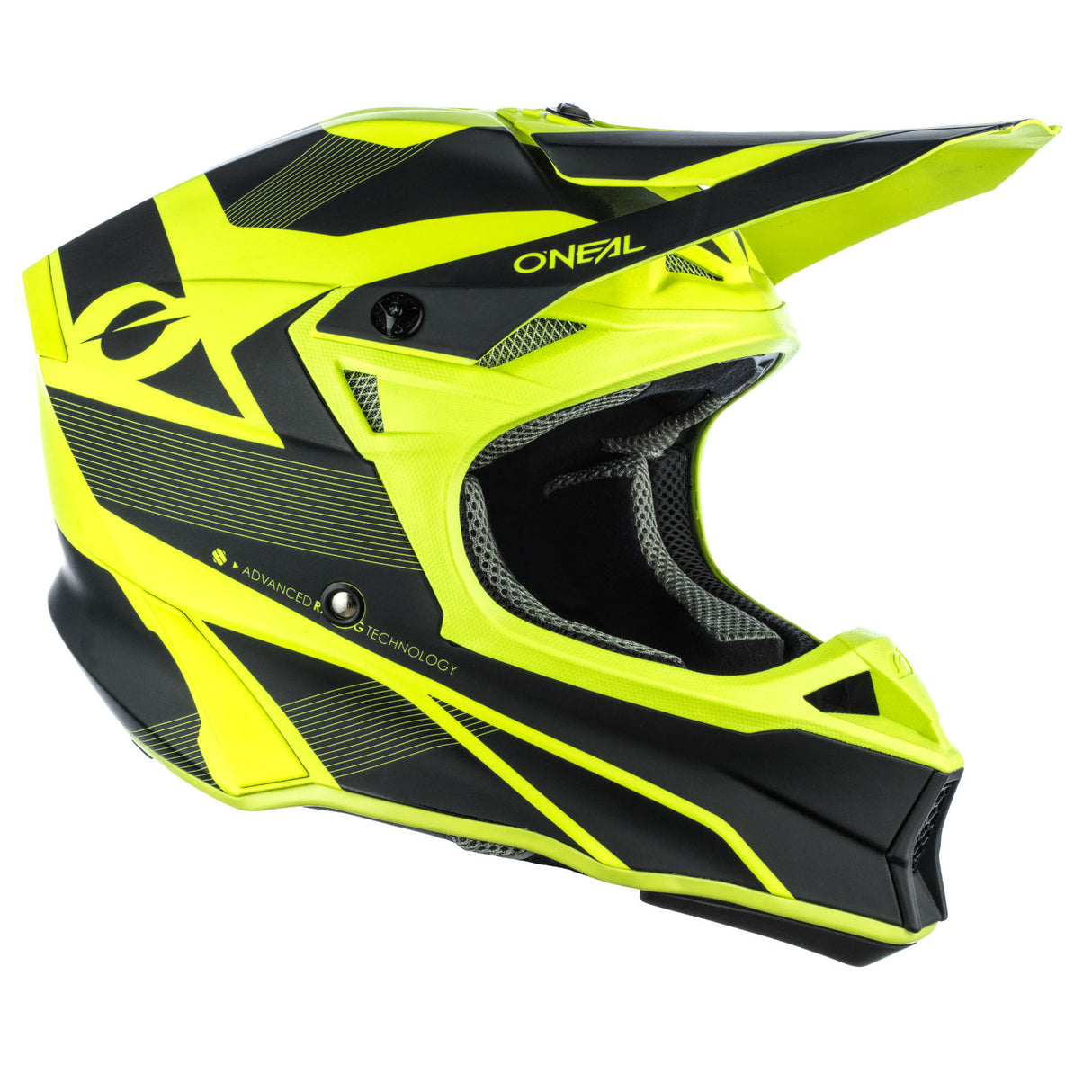 Oneal 2023 10 SRS Compact Matte Black/Neon Yellow Helmet - EasyR