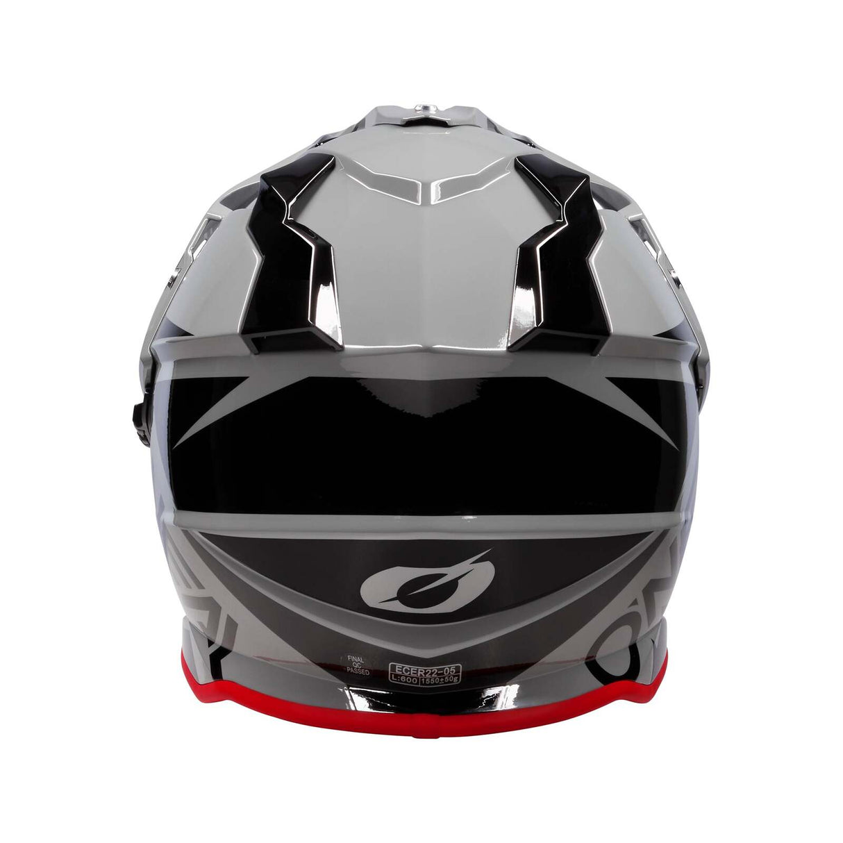 Oneal 2024 Sierra II R V.23 Grey/Black/Red Helmet - EasyR
