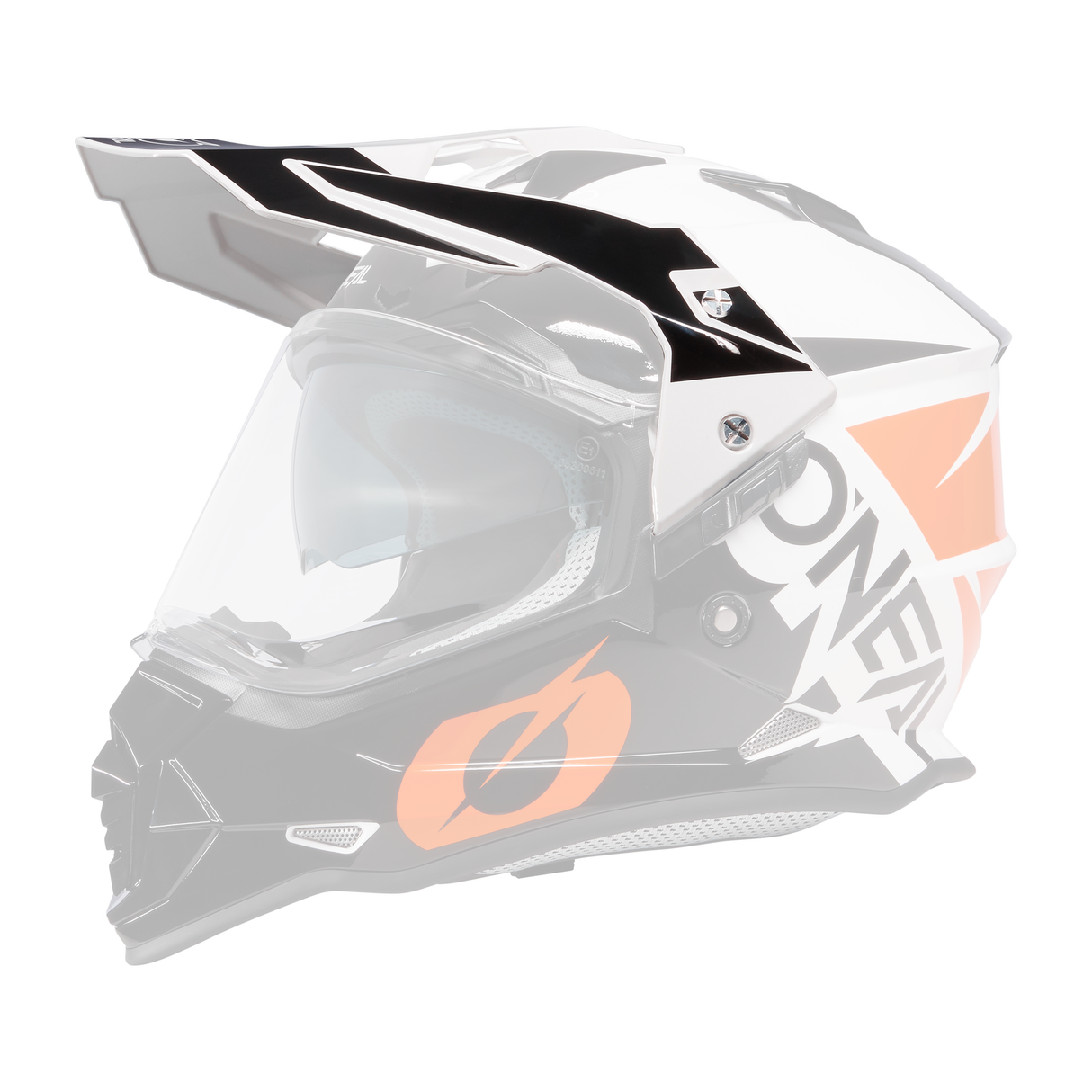 Oneal Replacement Peak for 2023 Sierra II R V.23 Black/Orange Helmet