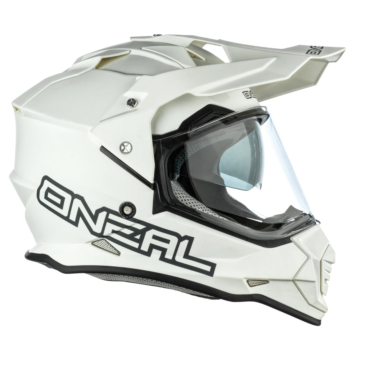 Oneal 2024 Sierra II V.23 Flat White Helmet - EasyR