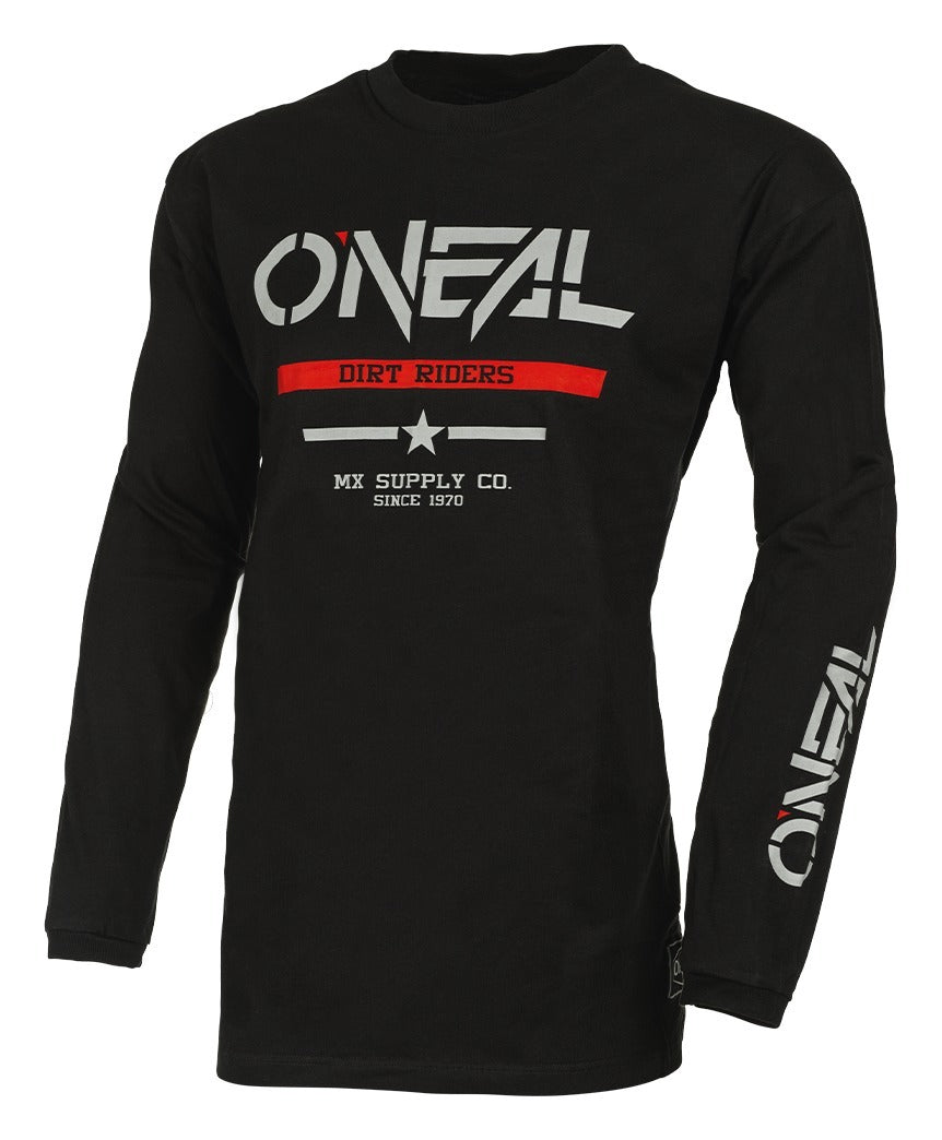 Oneal 2024 Element Cotton Squadron V.22 Black/Grey Jersey - EasyR