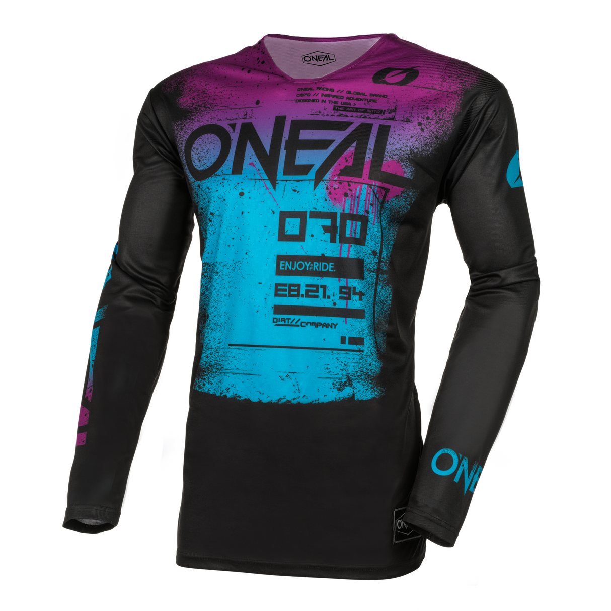 Oneal 2024 Mayhem Scarz V.24 Black/Blue Jersey - EasyR