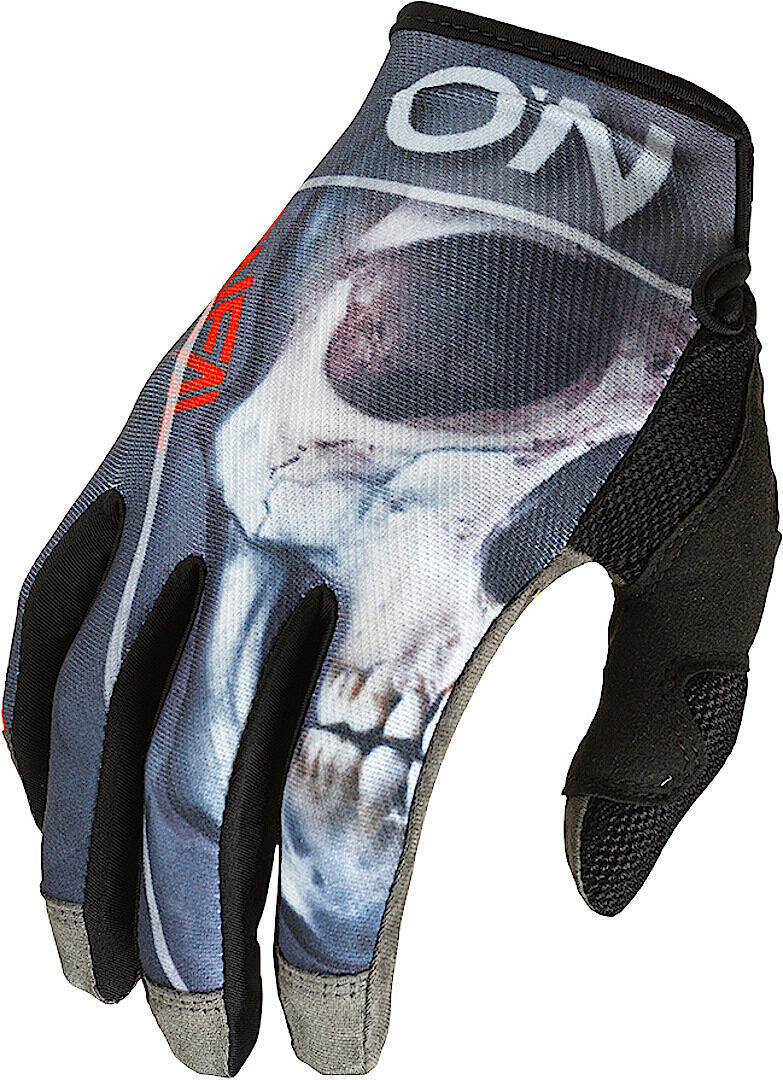 Oneal 2024 Mayhem Bones V.22 Black/Red Gloves - EasyR