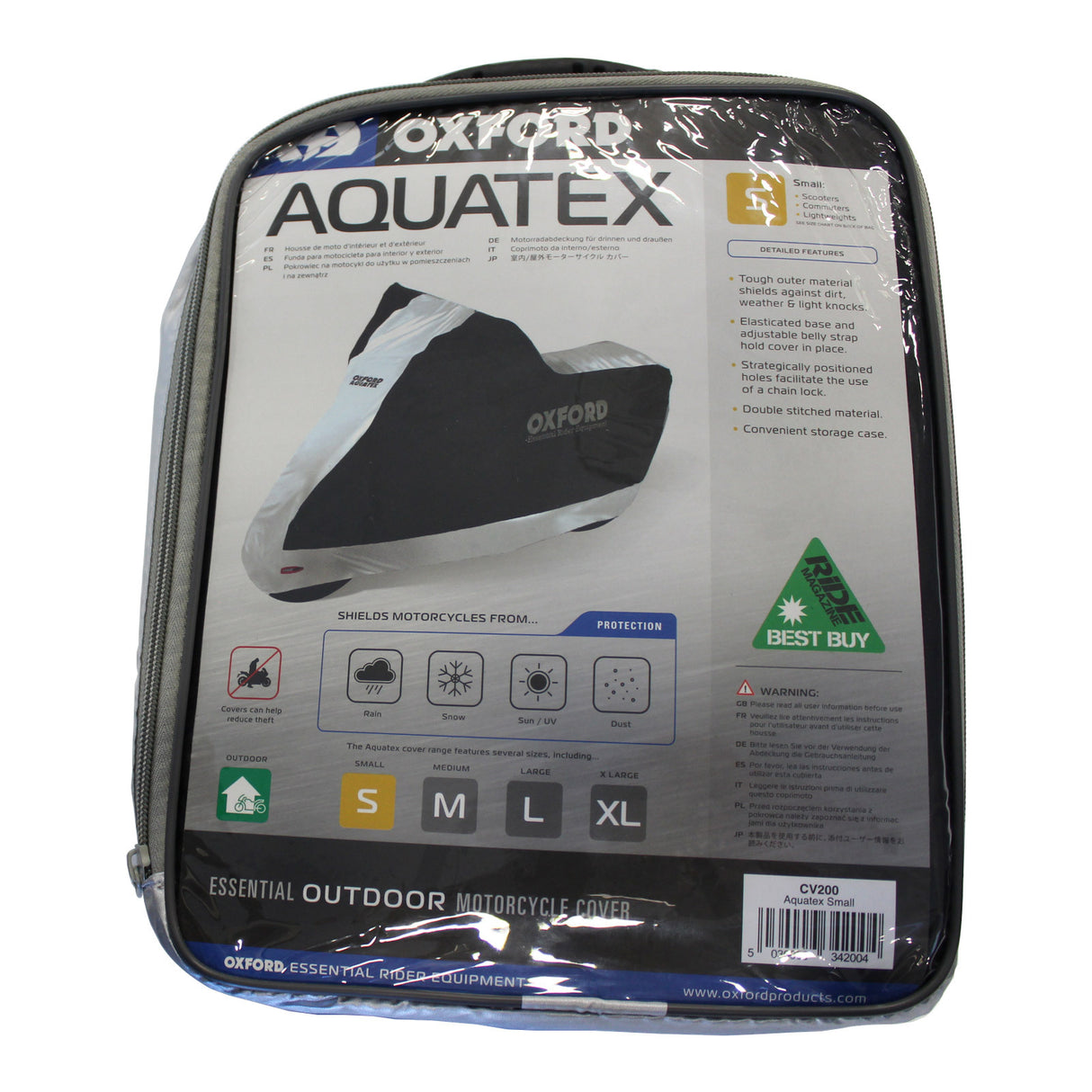Oxford Aquatex Scooter/Motorcycle Cover
