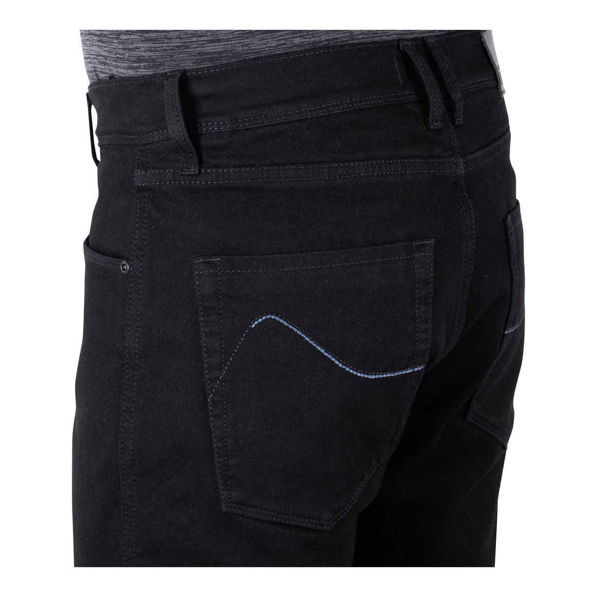 Oxford Original Approved Tailor AA Straight Black Short Jeans