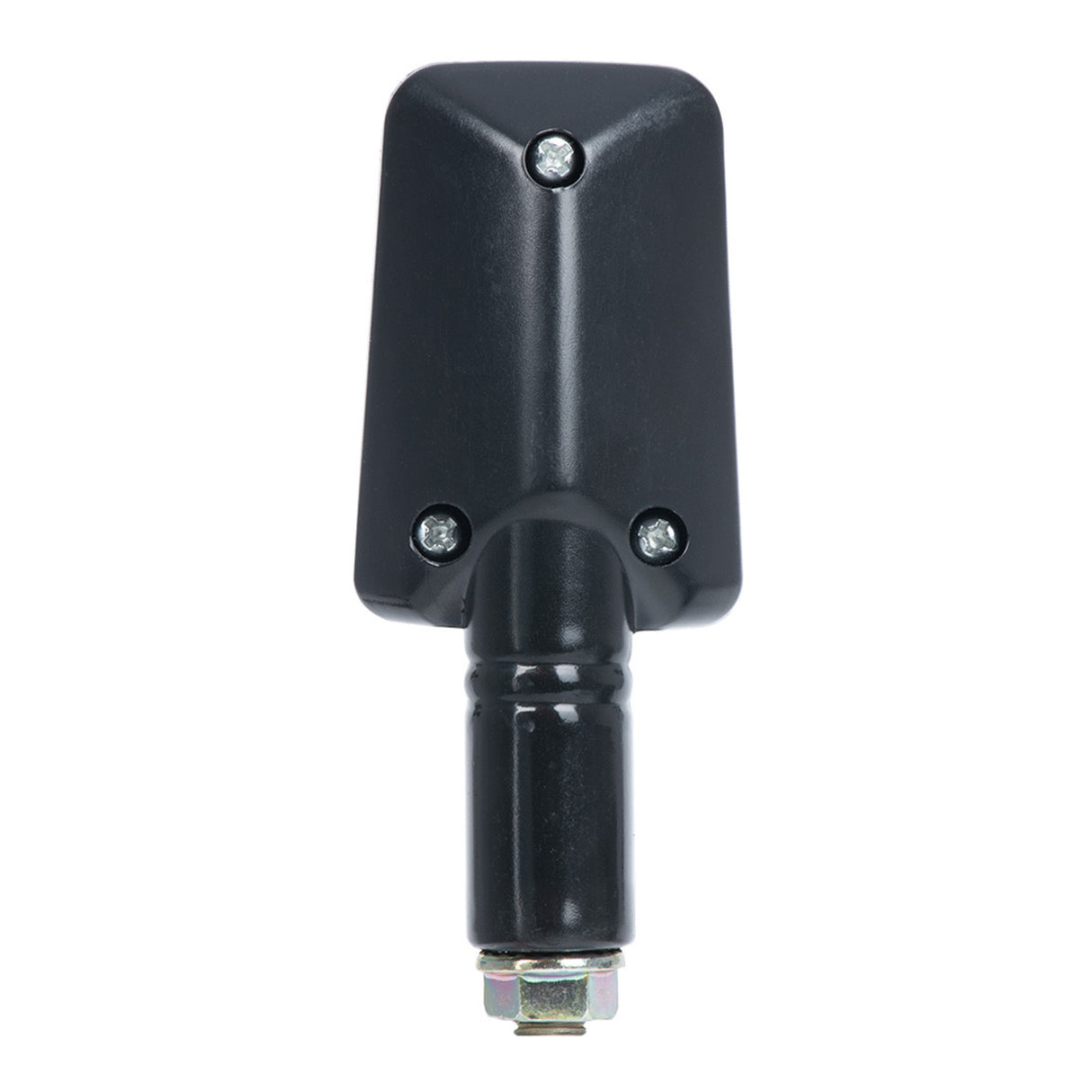 Oxford Rectangle LED Indicators w/Short Stem & Clear Lens Black (Pair)