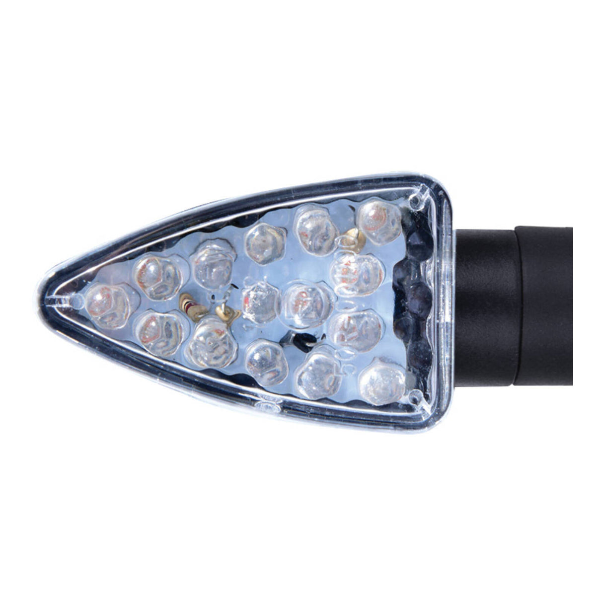 Oxford Arrow Indicators w/Short Stem & Clear Lens Black