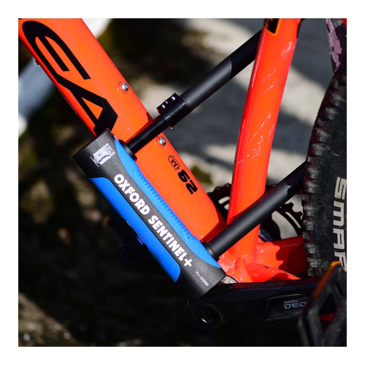 Oxford Sentinel Pro U-Lock (260mm x 177mm)