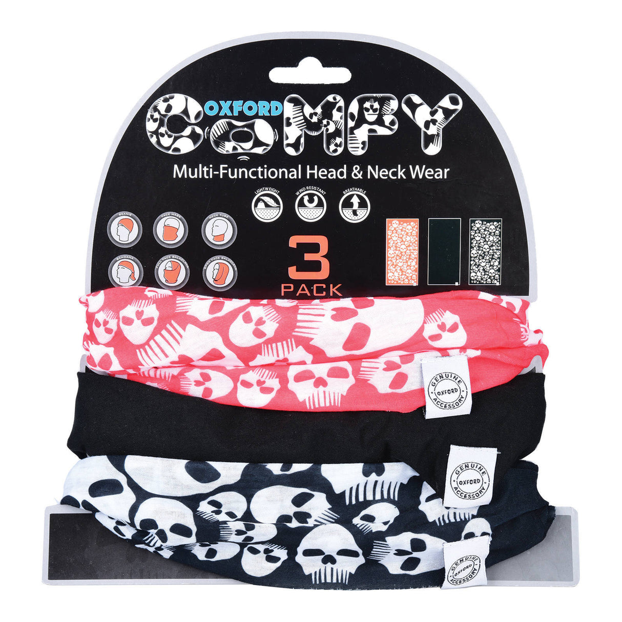 Oxford Comfy Skulls (3 Pack)