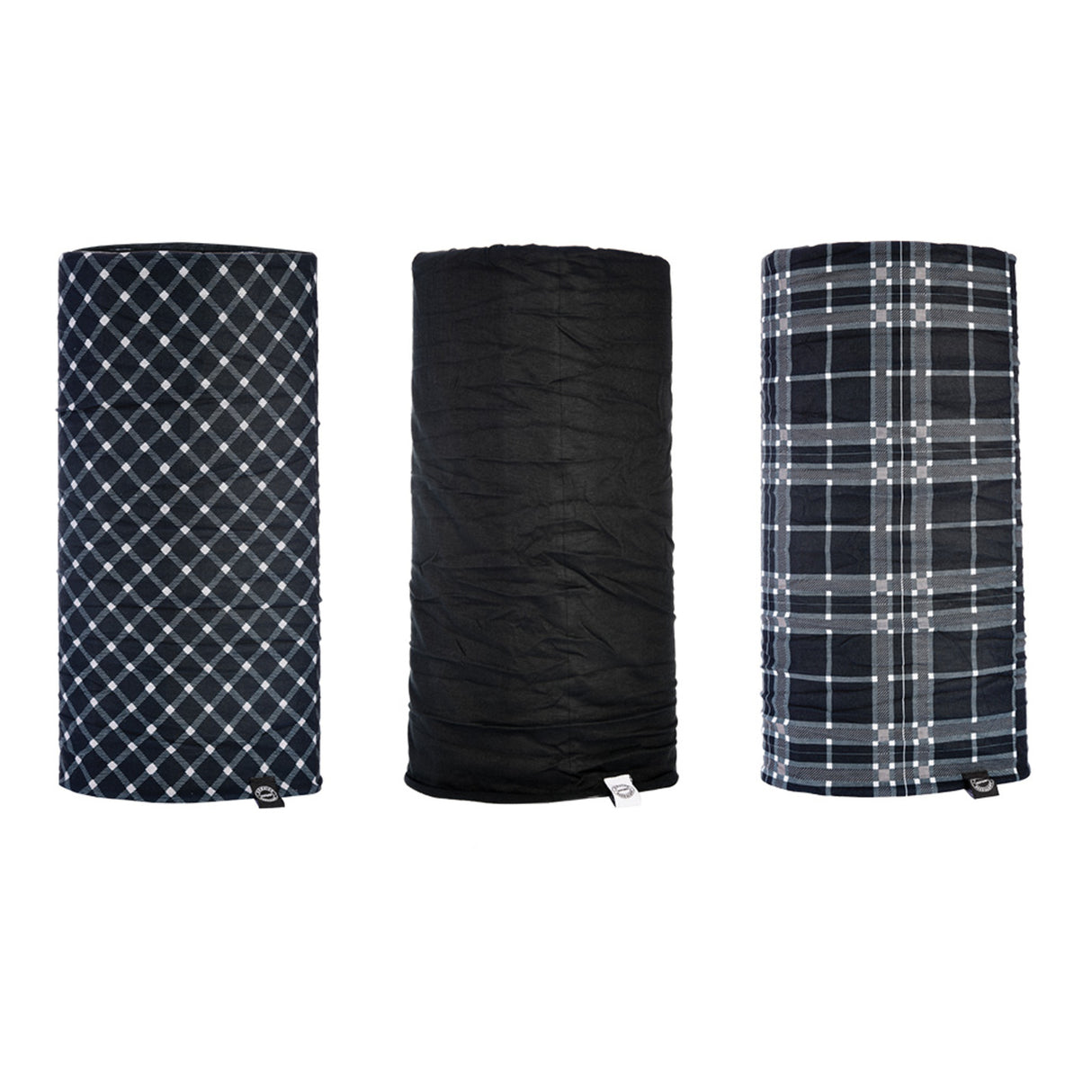 Oxford Comfy Black & White Tartan (3 Pack)