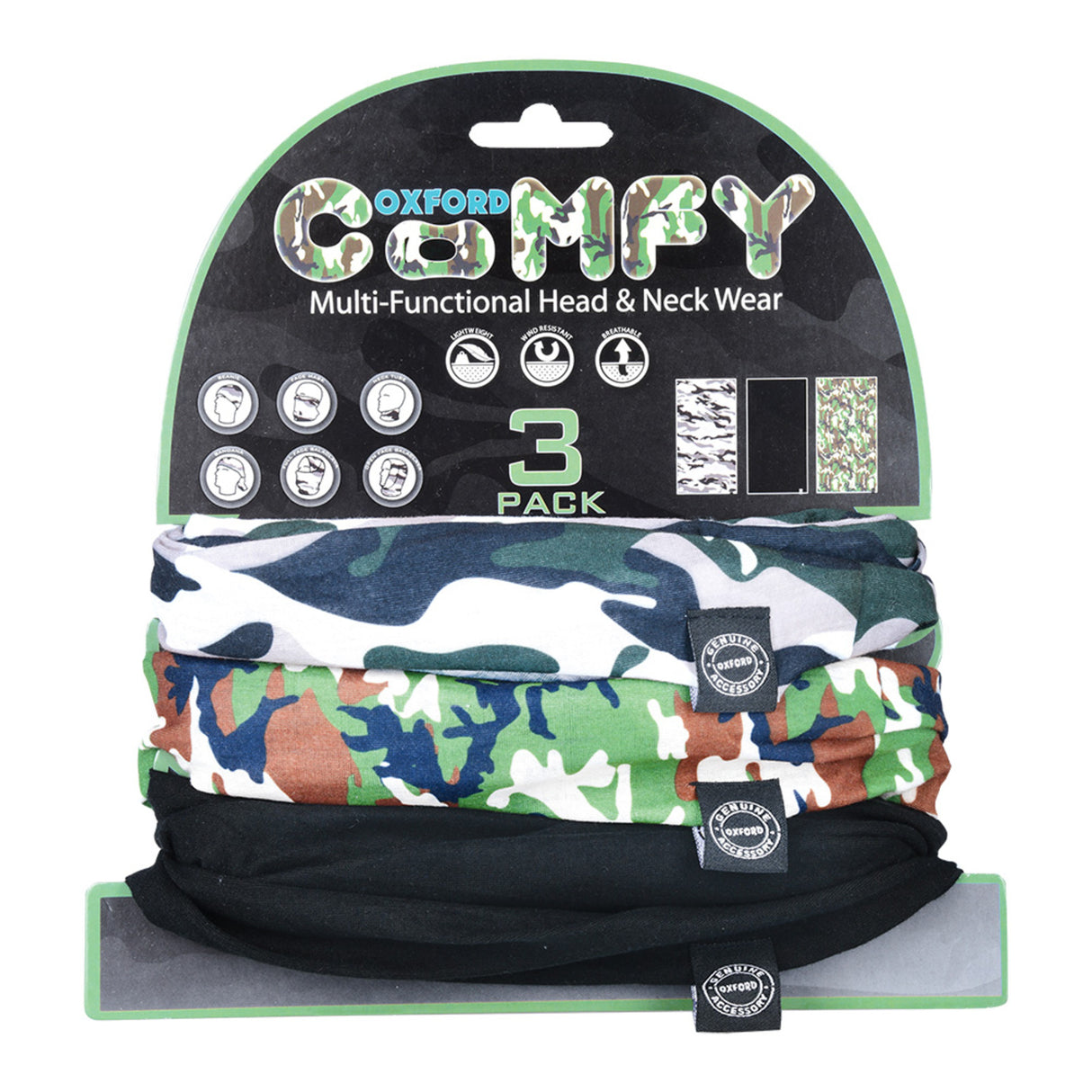 Oxford Comfy Camo (3 Pack)
