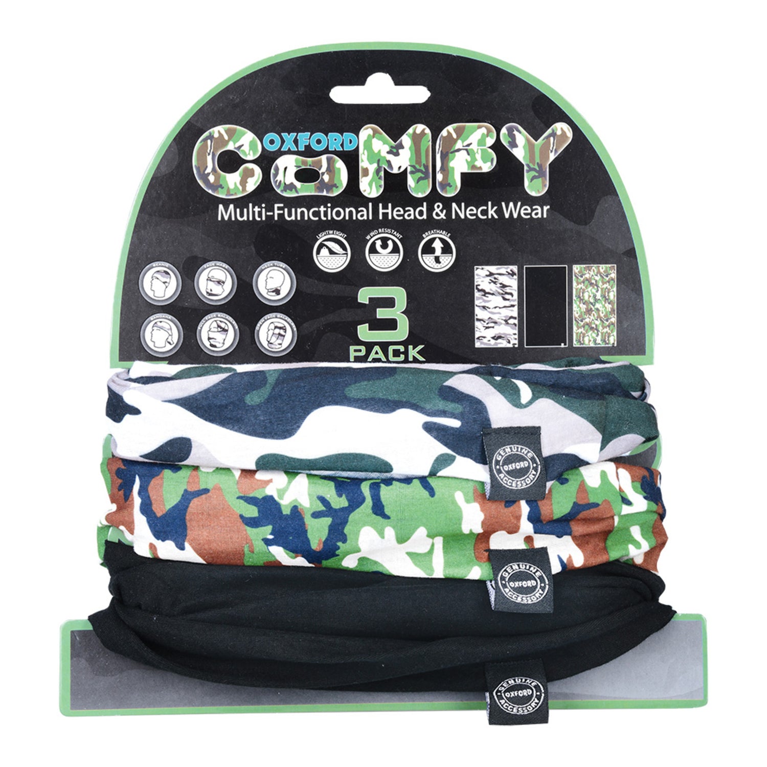 Oxford Comfy Camo (3 Pack)