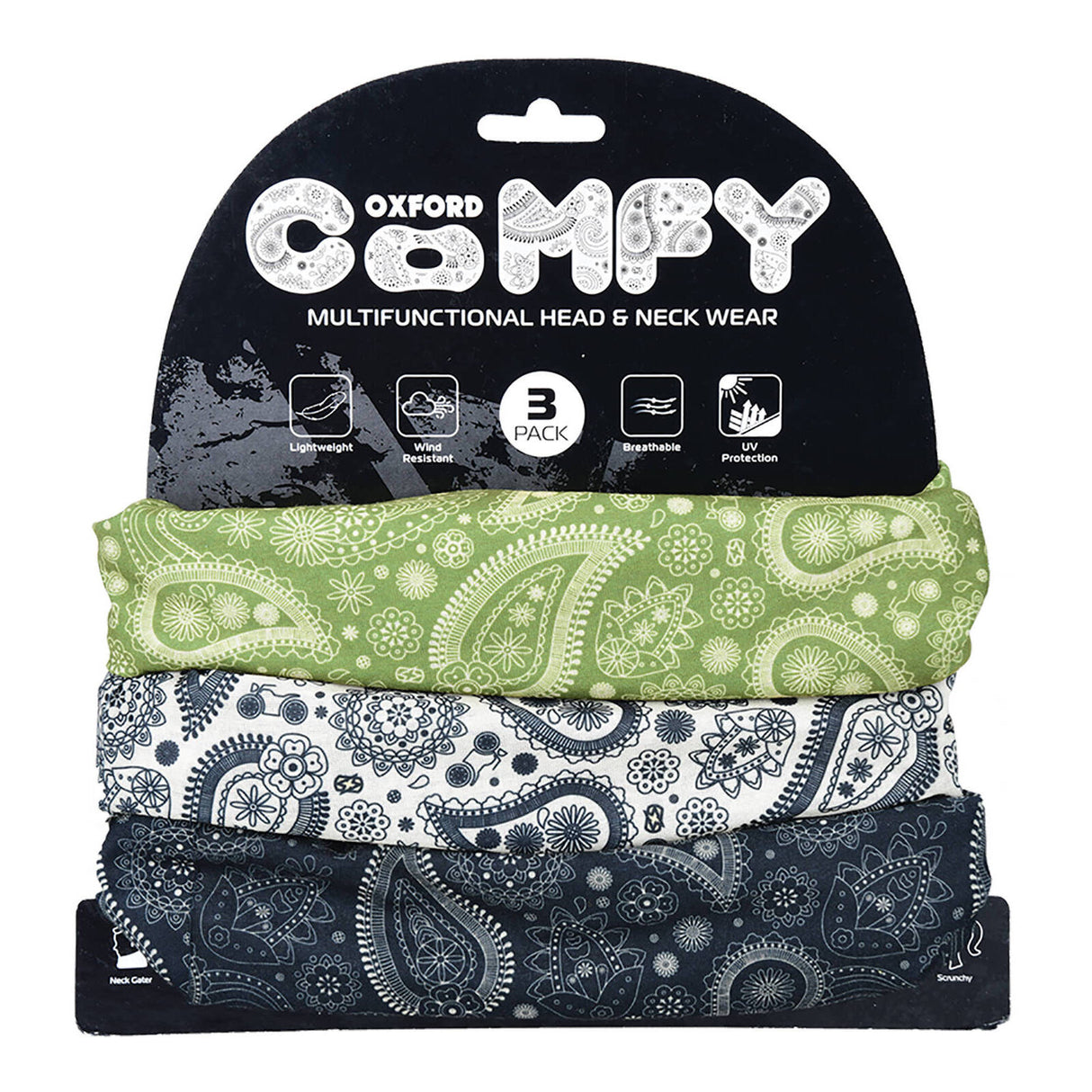 Oxford Comfy Paisley (3 Pack)