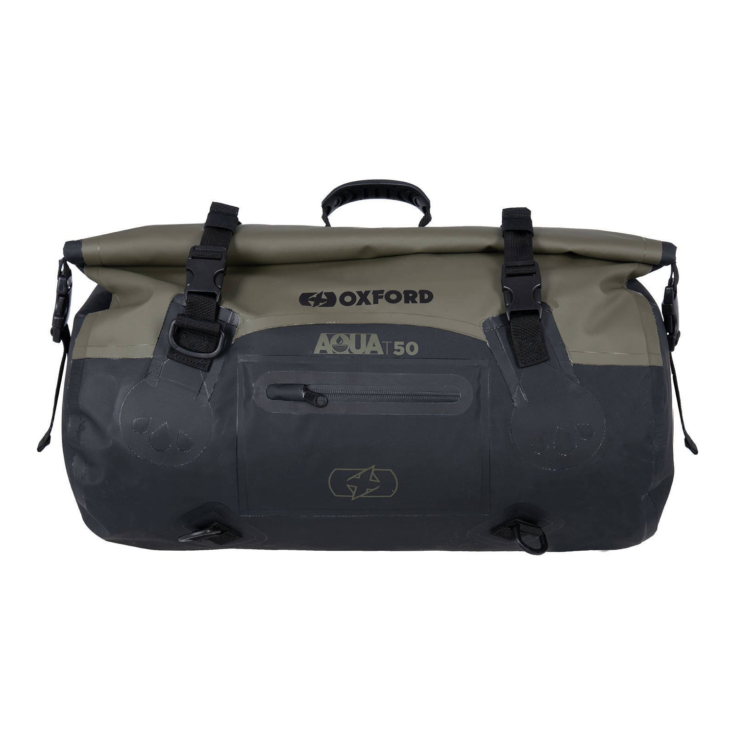 Oxford Aqua T50 Black/Khaki Roll Bag
