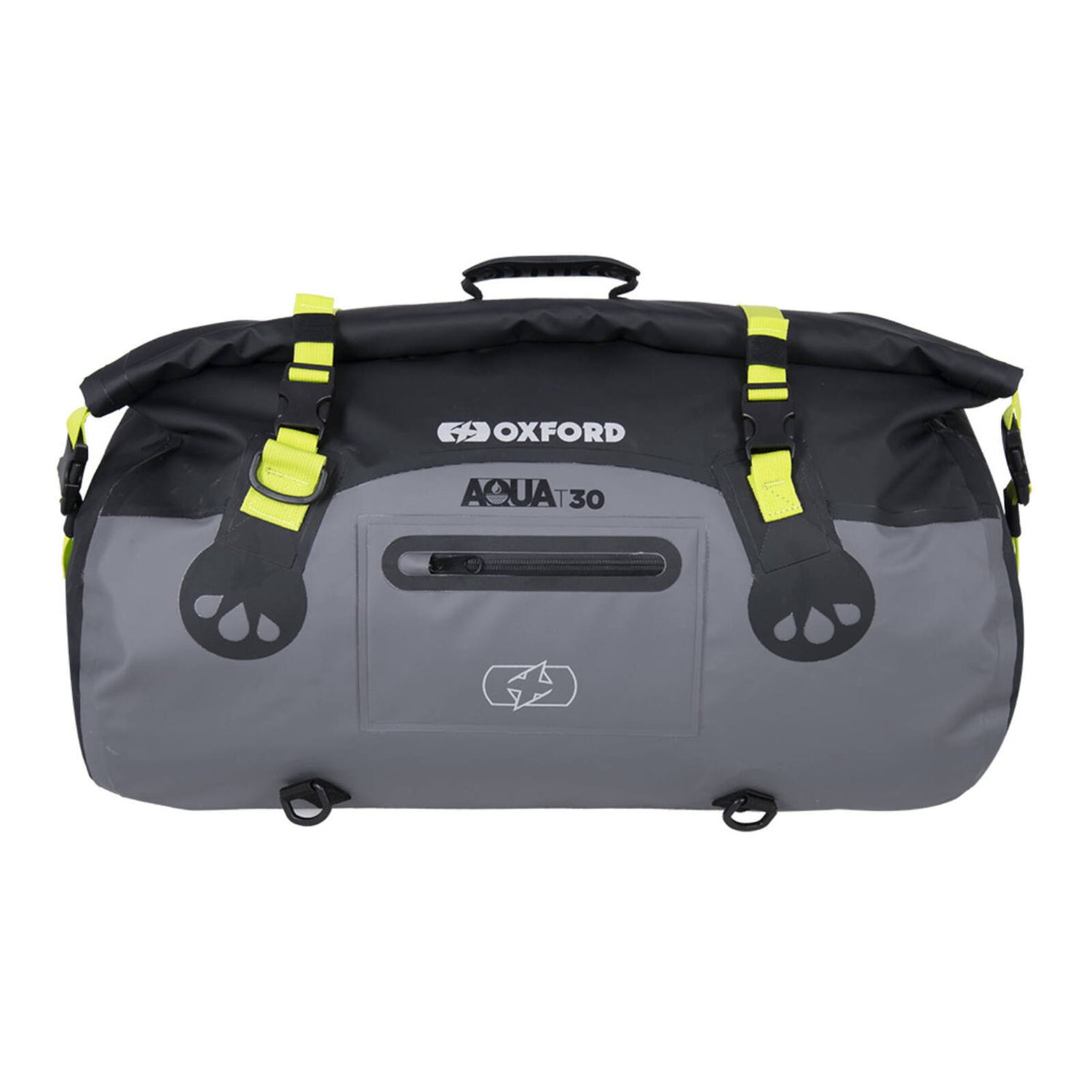 Oxford Aqua T-30 Black/Grey/Fluro Roll Bag