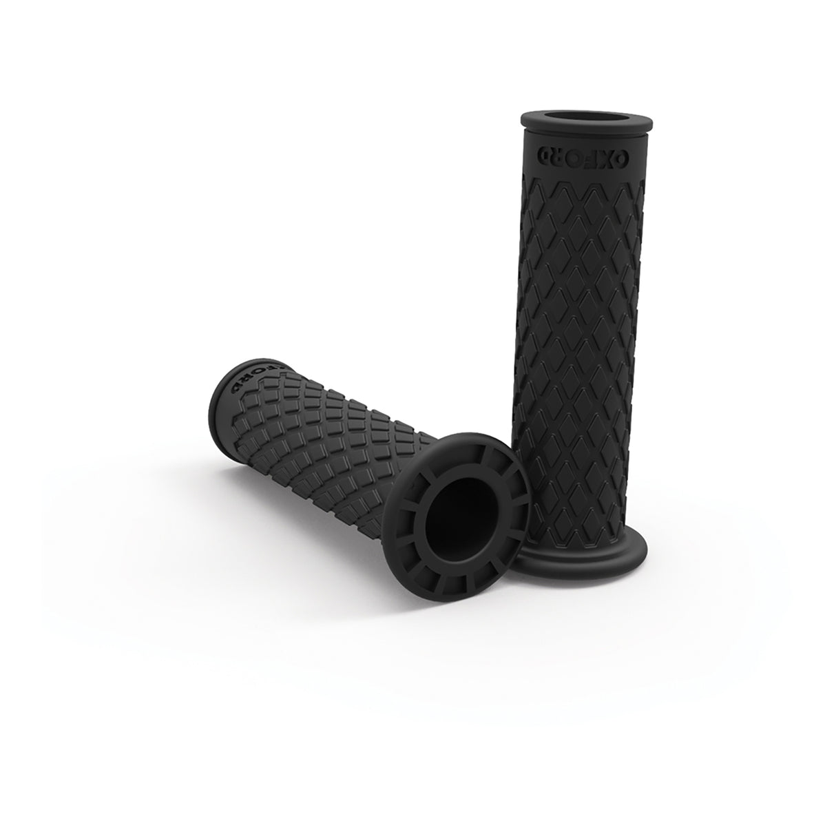 Oxford Retro Hand Grips Black (for 22mm Bars)