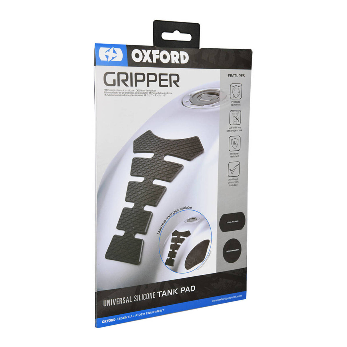 Oxford Gripper Universal Silicone Tank Pad Spine 2.5mm