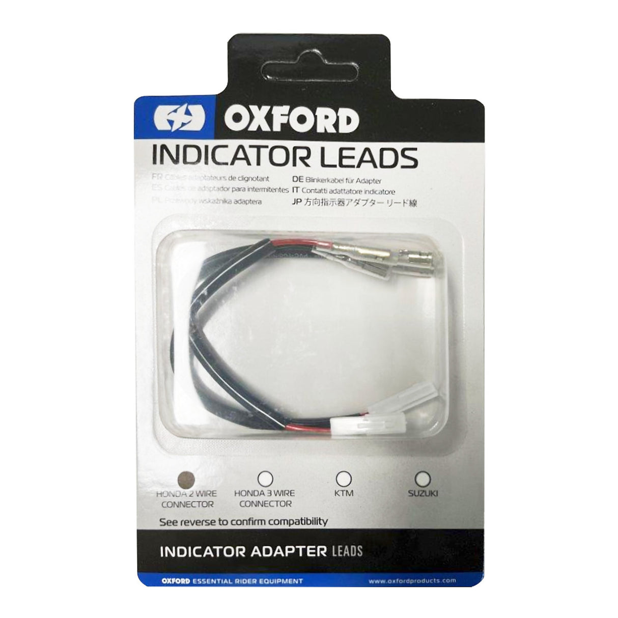 Oxford Indicator Leads for Honda 2 Wire Connector
