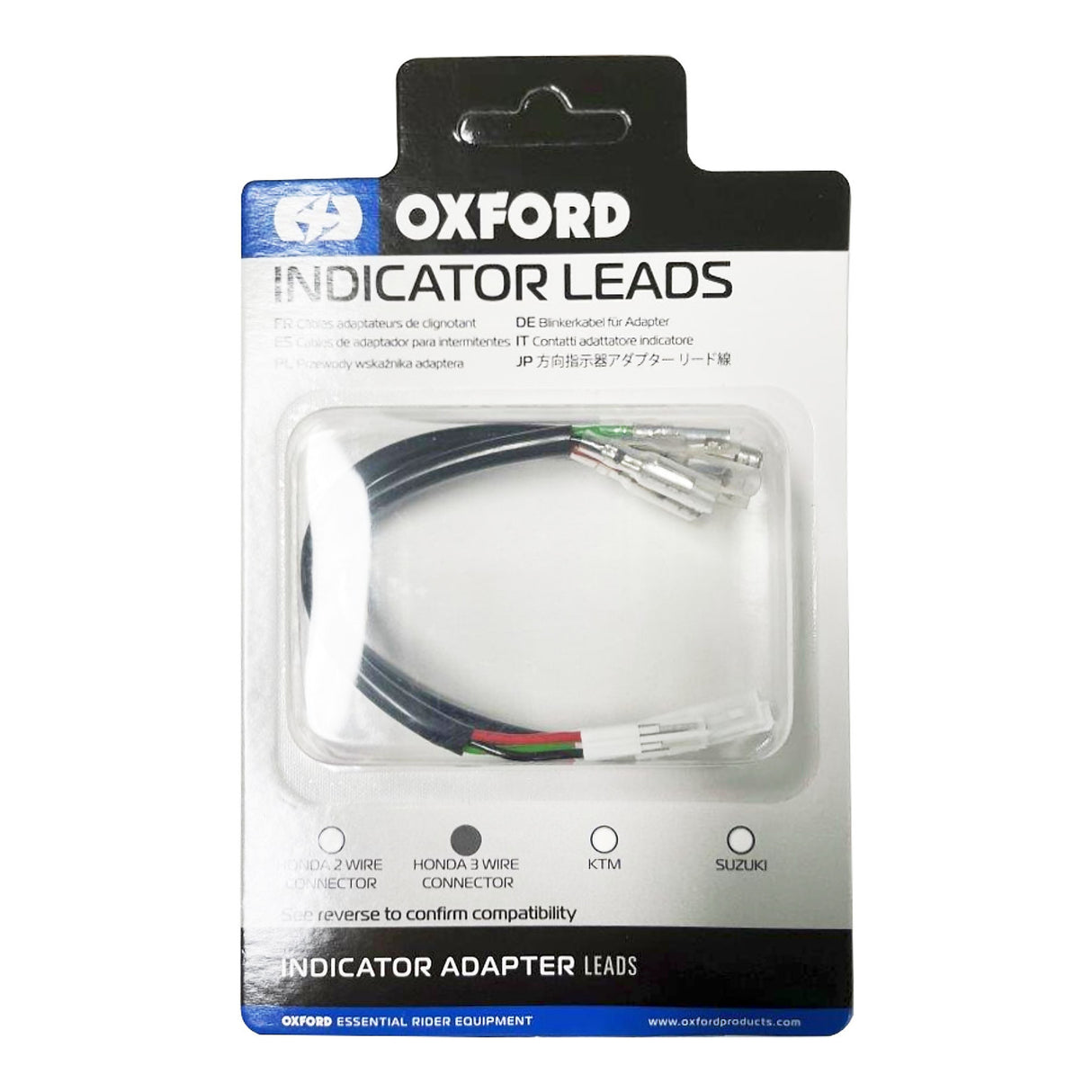 Oxford Indicator Leads for Honda 3 Wire Connector