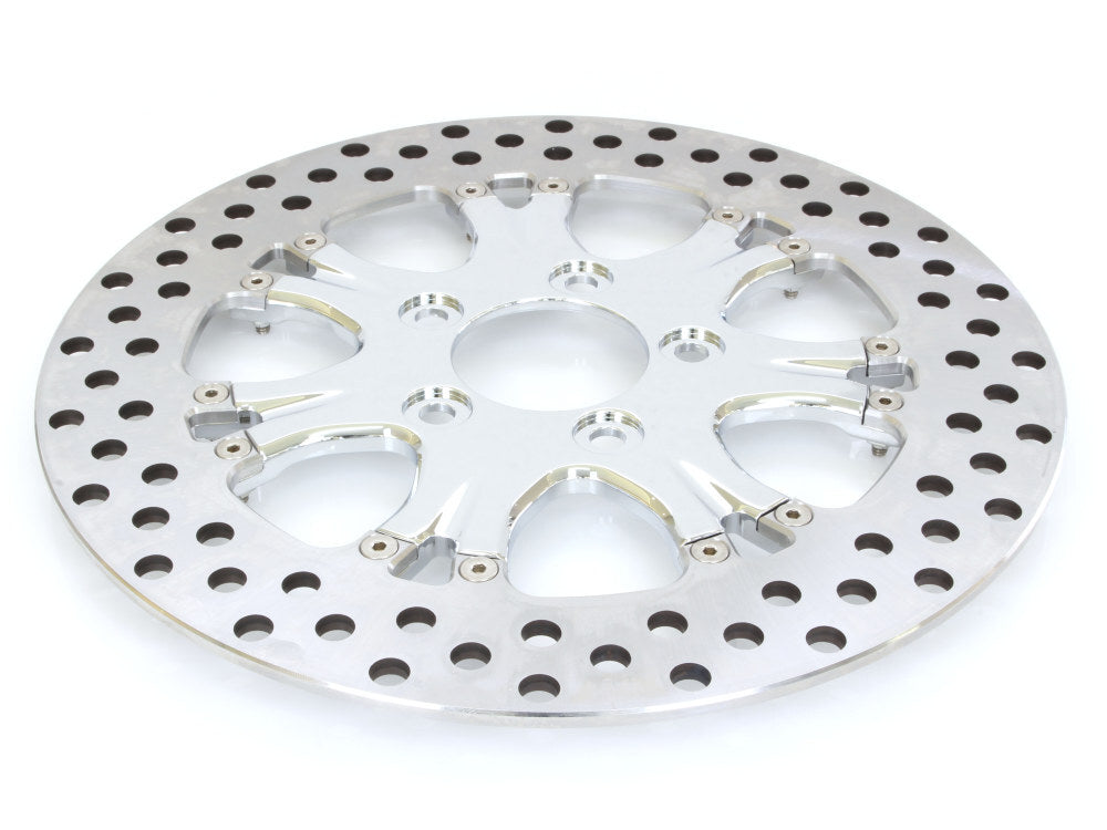 Performance Machine P01331523HEASCH Heathen 11.5" Rear Disc Rotor Chrome for H-D 81-Up