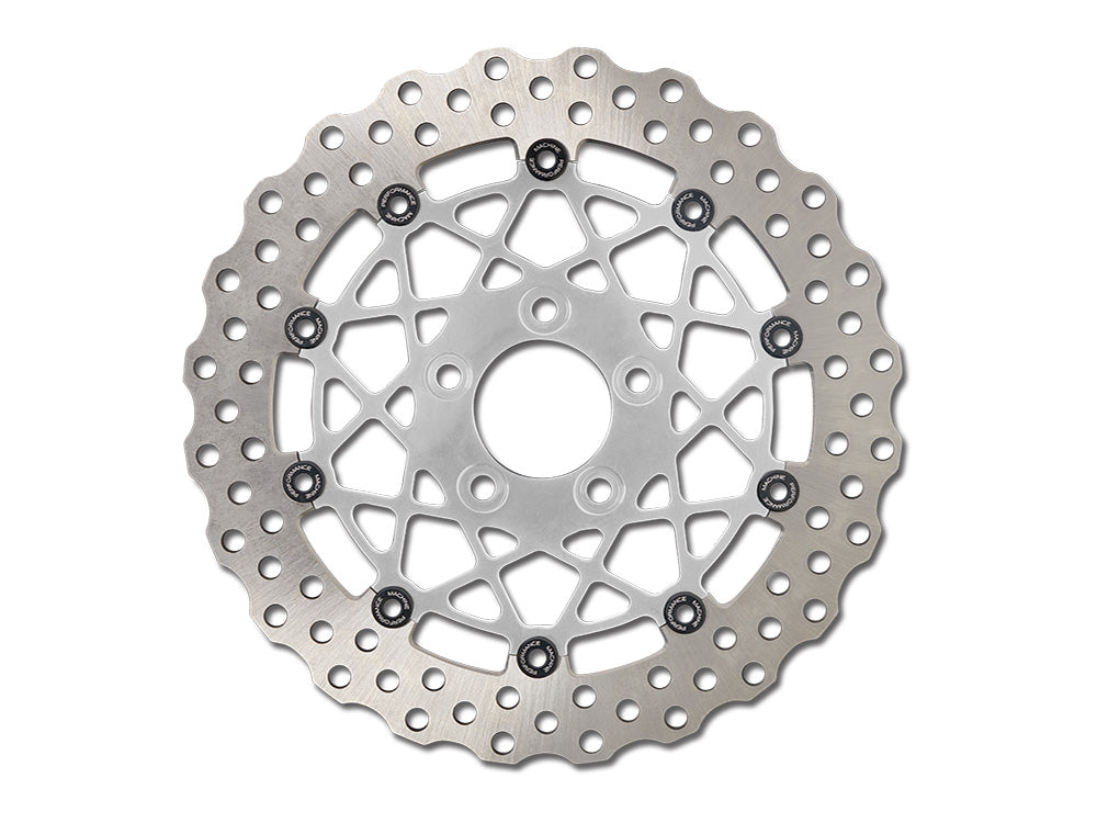 Performance Machine P01332608SCH Speedstar 12.6" Front Disc Rotor Chrome for Harley-Davidson Touring 24-Up w/Custom Wheel & Hub Mounted 320mm Rotors