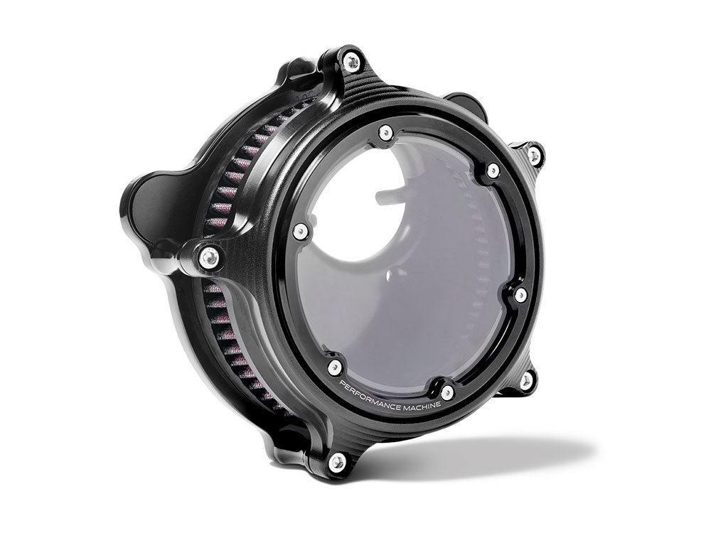 Performance Machine P02062166SMB Vision Air Cleaner Kit Black Ops for CVO Touring 23-Up/Street Glide/Road Glide 24-Up