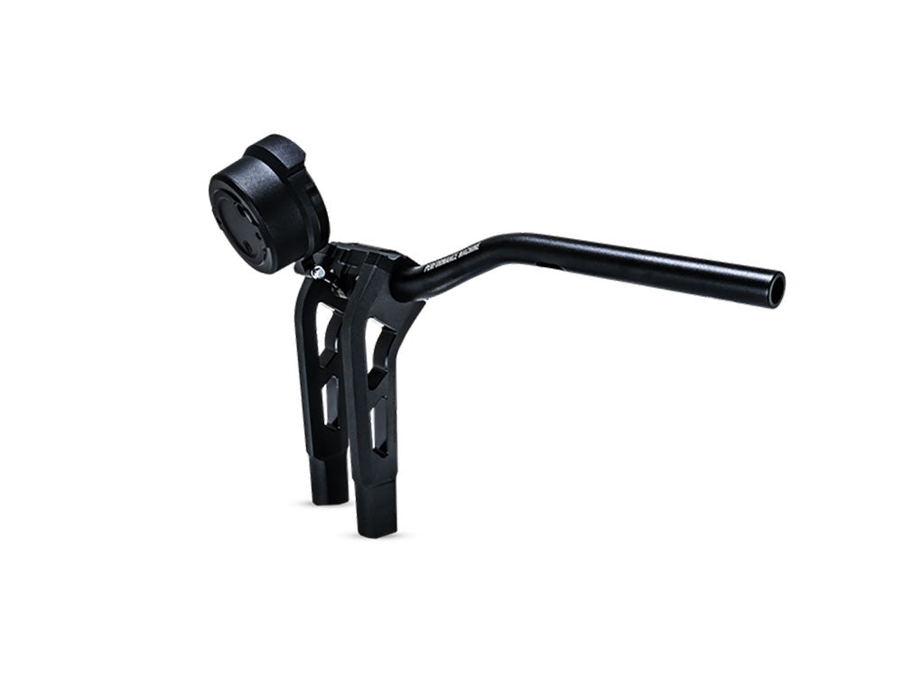 Performance Machine P02082192SMB Phatbar Gauge Relocation Kit Black Ops for Low Rider S 22-Up