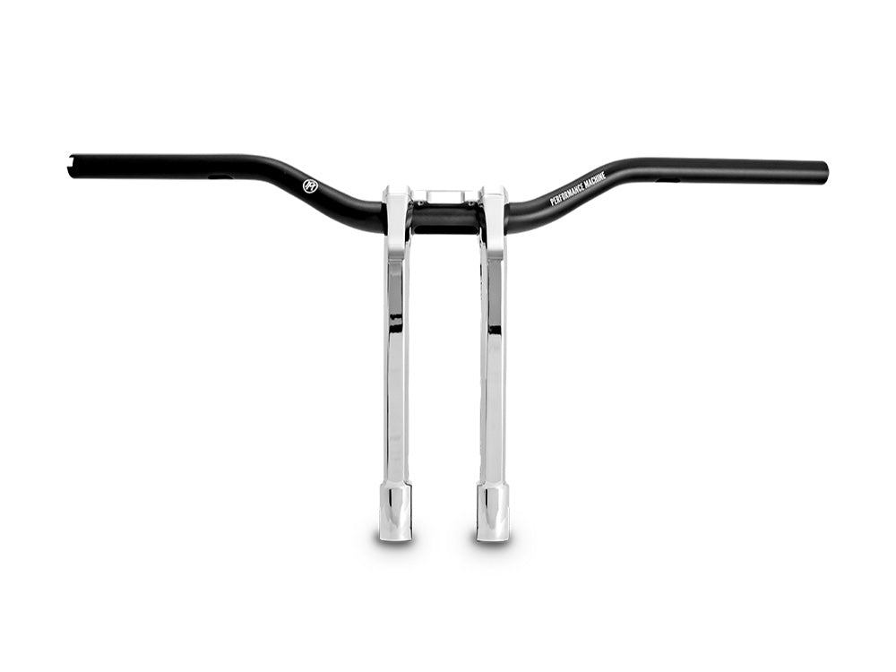 Performance Machine P02082197MCH 1-1/4" Phatbar Handlebar & 11.5" Riser Set Chrome