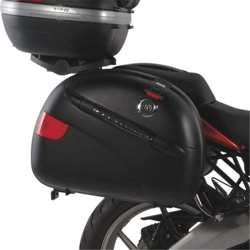 Givi PL447 Side Case Pannier Holder for Kawasaki Versys 650 06-09 w/Monokey & Retro Fit Side Cases