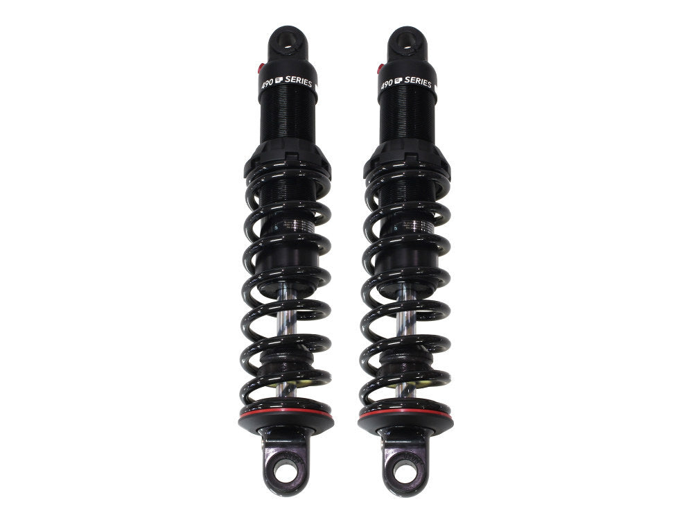 Progressive Suspension PS-490-1007 490 Series 13" Rear Shock Absorbers Black for Touring 80-Up