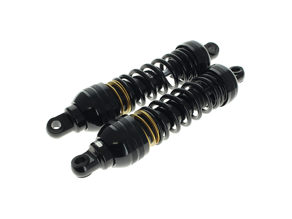 Progressive Suspension PS-944-4025UL 944 Ultra Low Series, 12.5" Standard Spring Rate Rear Shock Absorbers Black for Harley-Davidson Touring 80-Up