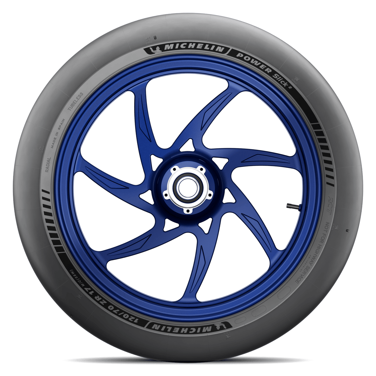 Michelin Power Slick 2 Front Tyre 120/70 ZR-17 58W Tubeless - EasyR