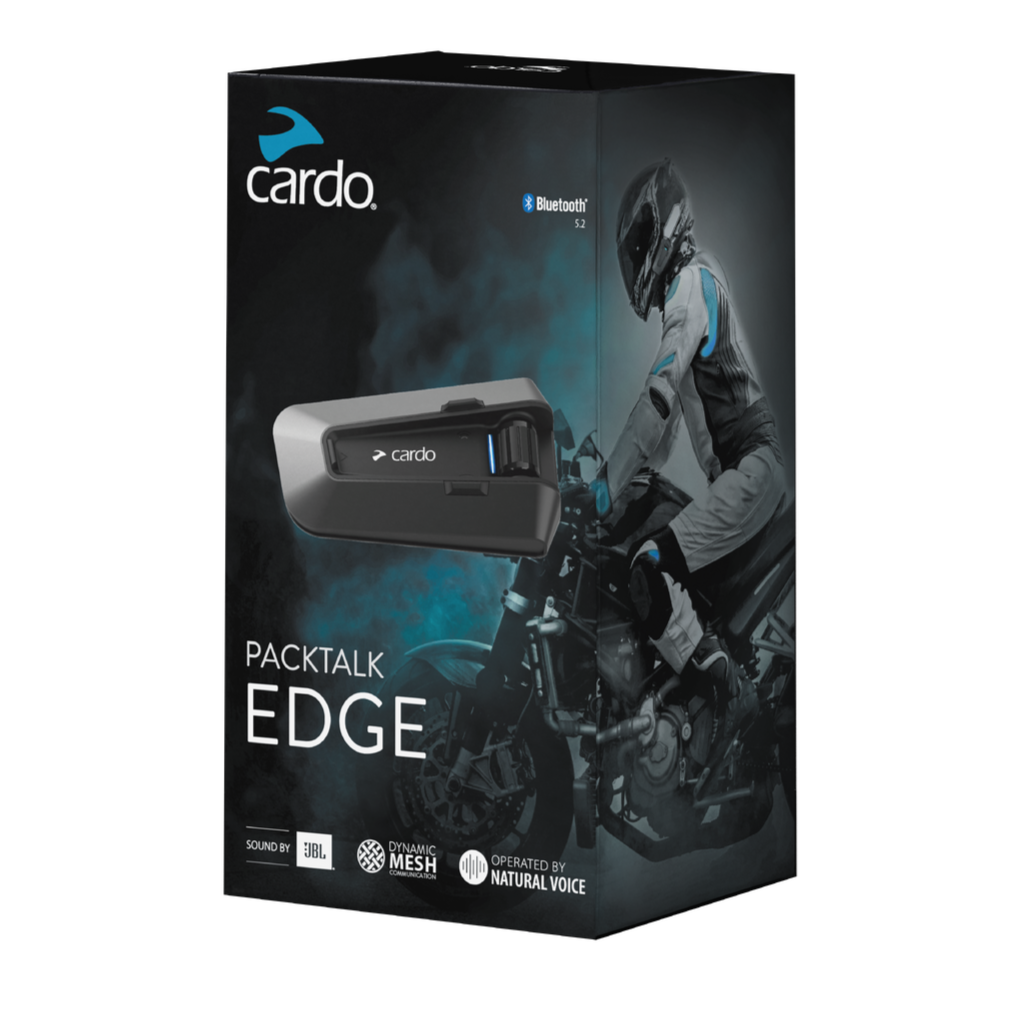 Cardo Packtalk Edge Single Bluetooth Communication System
